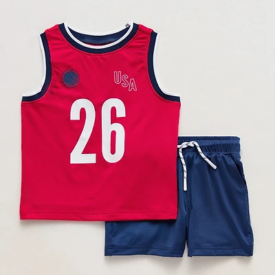 Okie Dokie Toddler & Little Boys 2-pc. Short Set