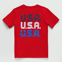 Thereabouts Little & Big Kid Boys Crew Neck Short Sleeve Regular Fit Graphic T-Shirt