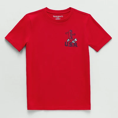 Thereabouts Little & Big Kid Boys Crew Neck Short Sleeve Regular Fit Graphic T-Shirt