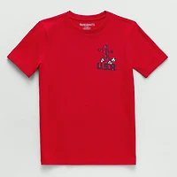 Thereabouts Little & Big Kid Boys Crew Neck Short Sleeve Regular Fit Graphic T-Shirt