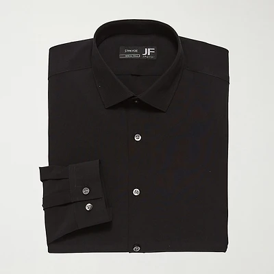 J. Ferrar Mens Big & Tall 360 Stretch Regular Fit Easy Care Fabric Long Sleeve Dress Shirt
