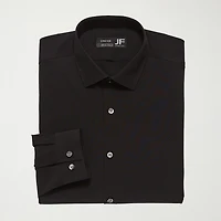 J. Ferrar Mens Big & Tall 360 Stretch Regular Fit Easy Care Fabric Long Sleeve Dress Shirt