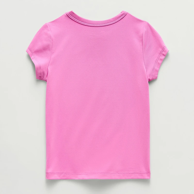 Grayson Little Toddler Girls Crew Neck Short Sleeve Regular Fit Barbie Graphic T-Shirt