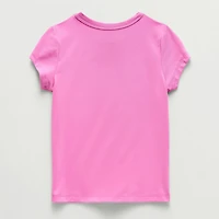 Grayson Little Toddler Girls Crew Neck Short Sleeve Regular Fit Barbie Graphic T-Shirt