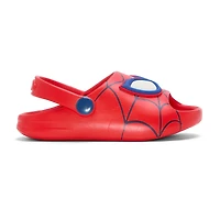 Disney Collection Boys Marvel Spiderman Slide Sandals