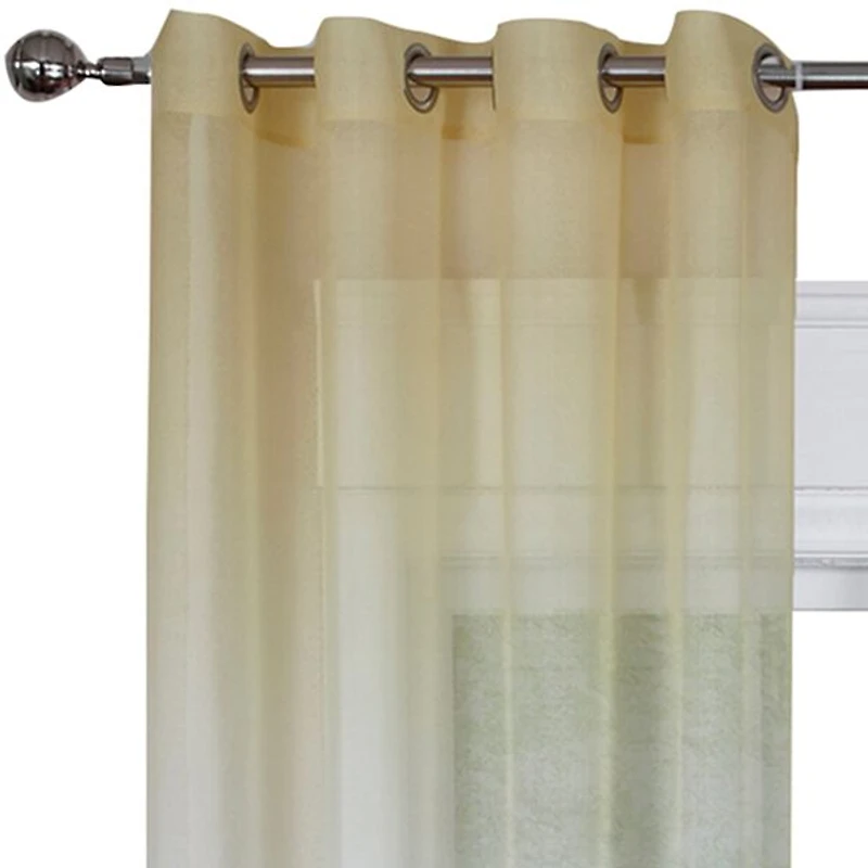 Rainbow Grommet Top Sheer Single Curtain Panel