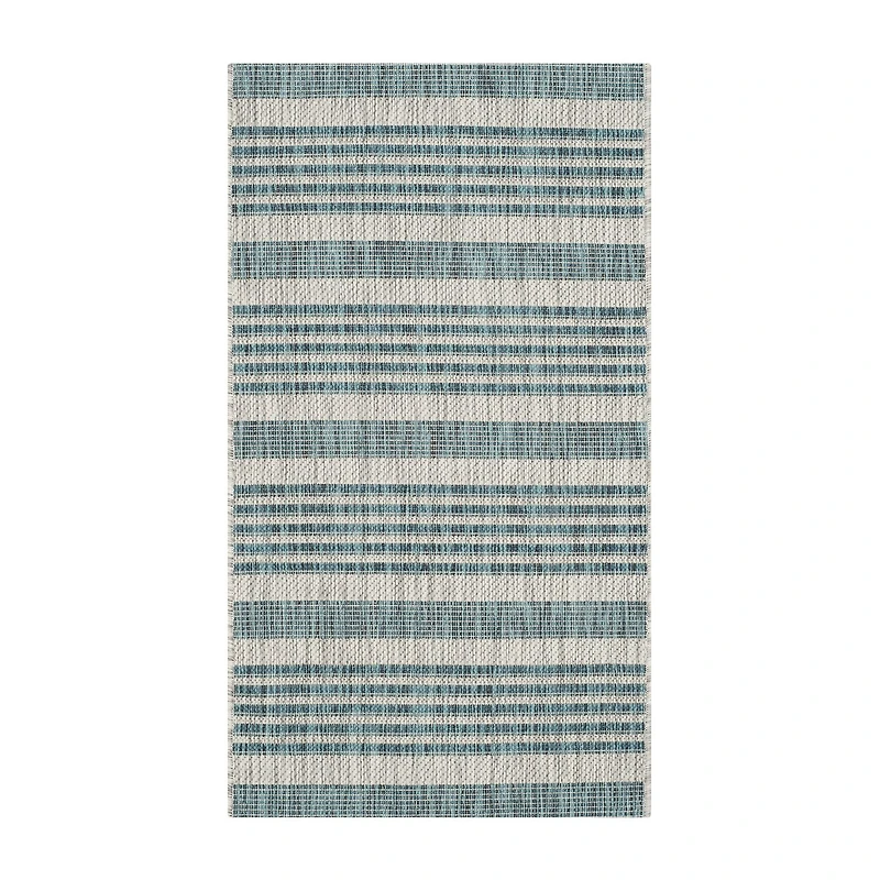 Safavieh Courtyard Collection Major Stripe Indoor/Outdoor Area Rug