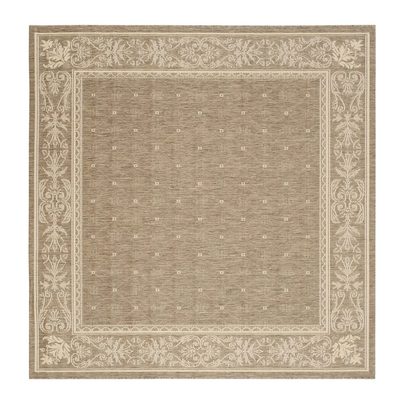 Safavieh Courtyard Collection Oakley Oriental Indoor/Outdoor Square Area Rug