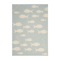 Safavieh Courtyard Collection Virginia Geometric Indoor/Outdoor Area Rug