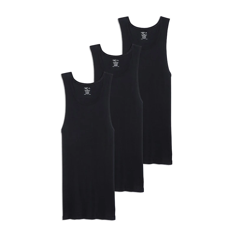 Jockey Cool + Durable Mens Scoop Neck Sleeveless 4 Pack Tank