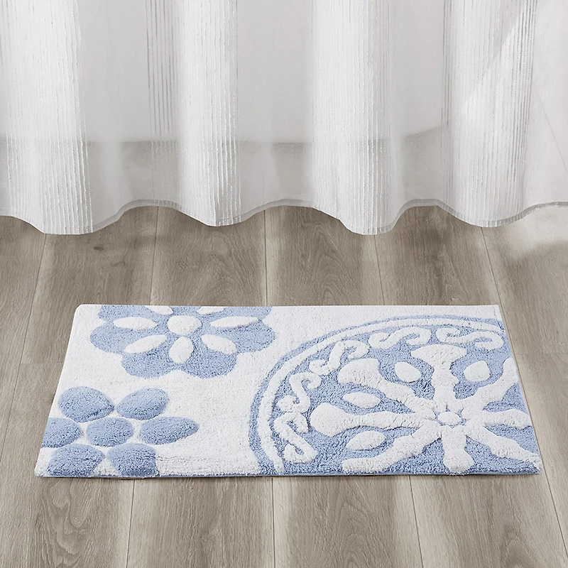 Madison Park Marrakesh Medallion Cotton Tufted Rug