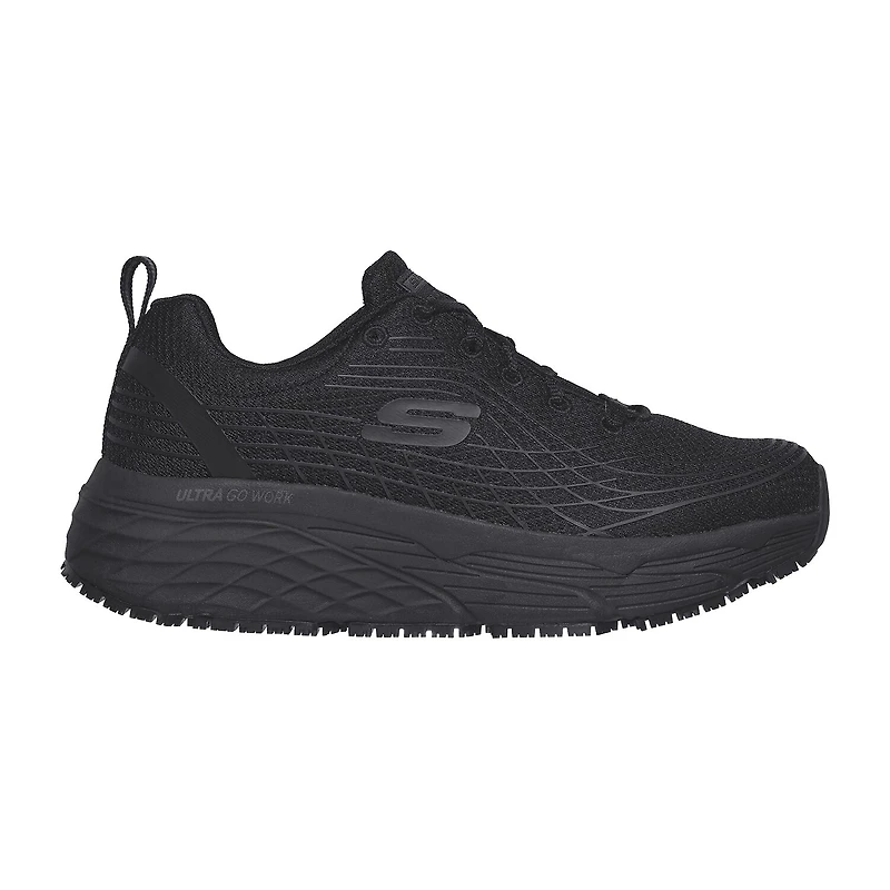 Skechers Max Cushioning Elite Slip Resistant Womens Round Work Shoes
