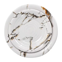 Elama Fine Sculpture 12-pc. Melamine Dinnerware Set