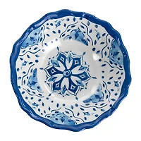 Elama Blue Garden 12-pc. Melamine Dinnerware Set