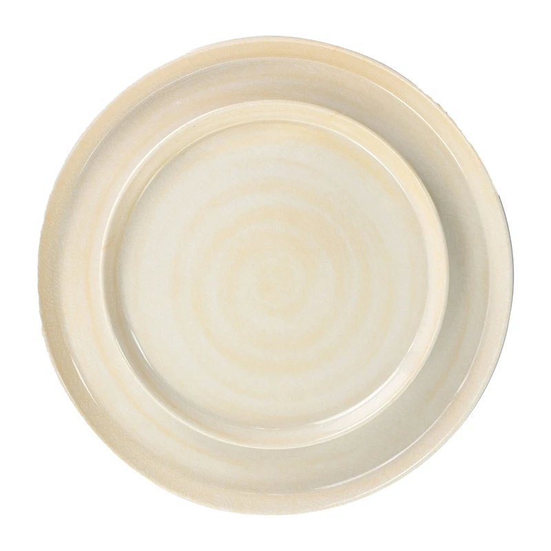 Elama Crafted Clay 12-pc. Melamine Dinnerware Set