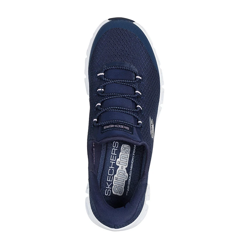 Skechers Hands Free Slip-Ins Glide-Step Pursuit Womens Slip-On Walking Shoes Wide Width