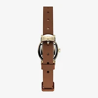 Timex Womens Brown Leather Strap Watch Tw2w82500jt