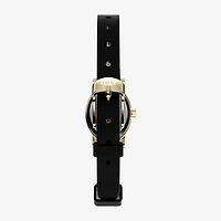 Timex Womens Black Leather Strap Watch Tw2w82600jt
