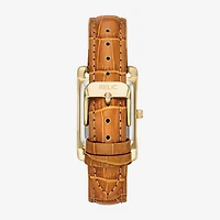 Relic By Fossil Womens Brown Leather Strap Watch Zr34670