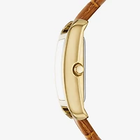 Relic By Fossil Womens Brown Leather Strap Watch Zr34670