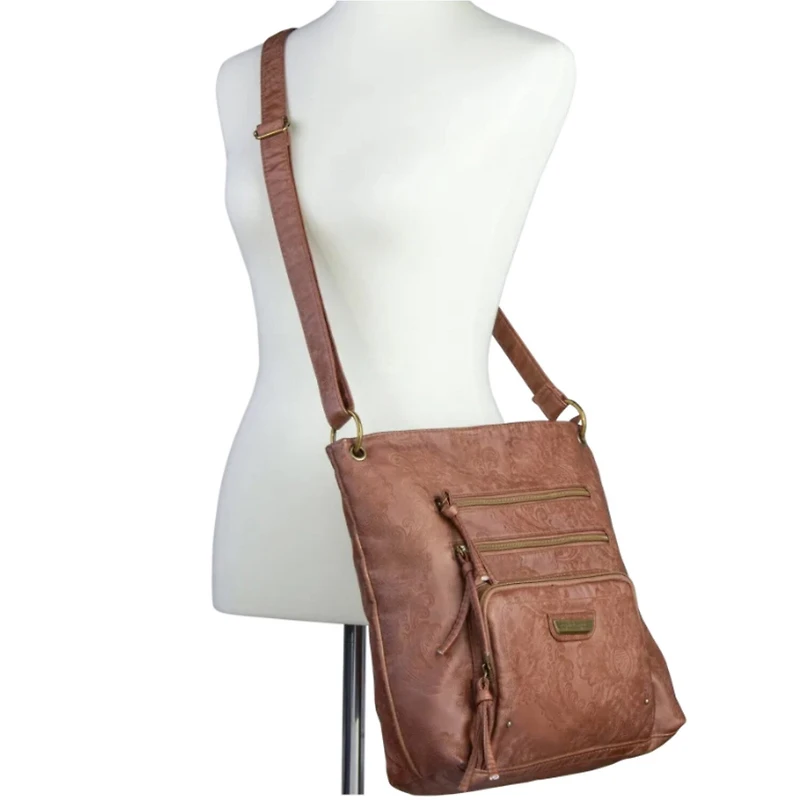 Stone Mountain Embossed Smokey Super Crossbody Bag