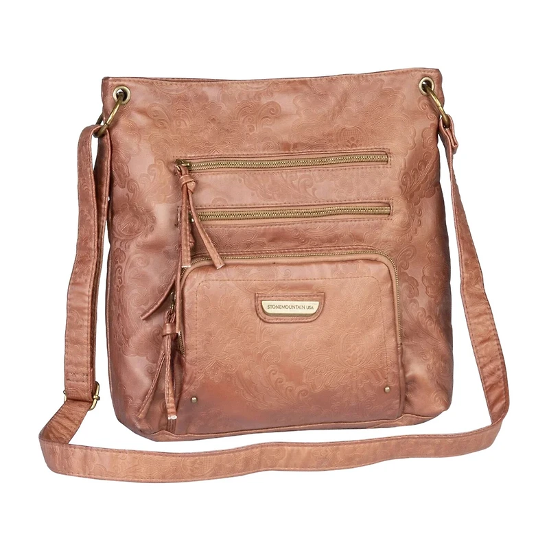 Stone Mountain Embossed Smokey Super Crossbody Bag