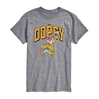 Mens Short Sleeve Snow White Dopey Graphic T-Shirt
