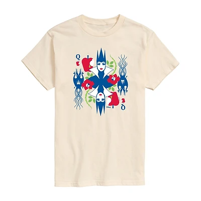 Mens Short Sleeve Snow White Graphic T-Shirt
