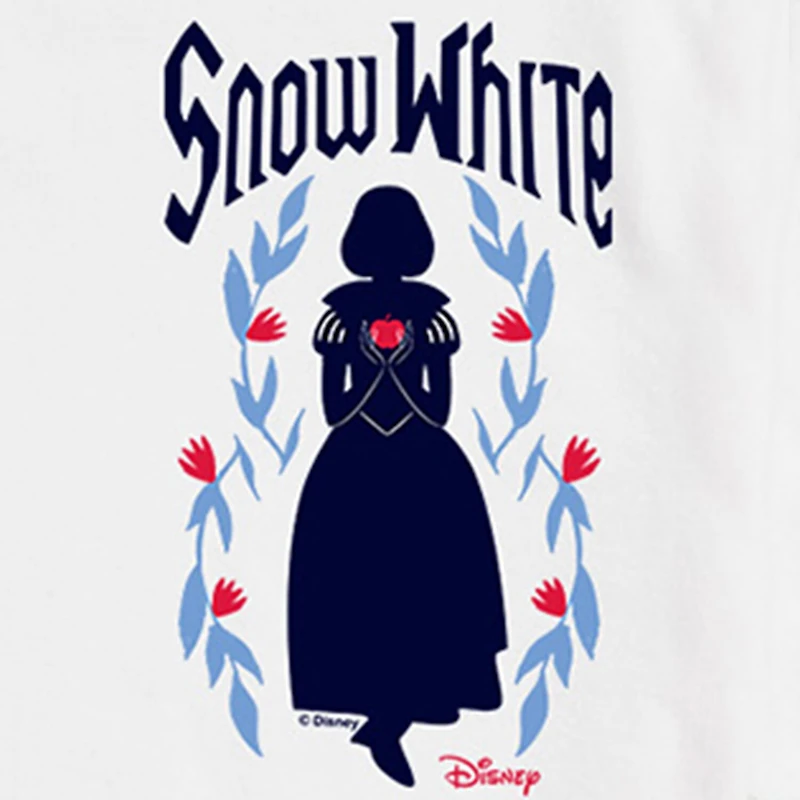 Mens Short Sleeve Snow White Graphic T-Shirt