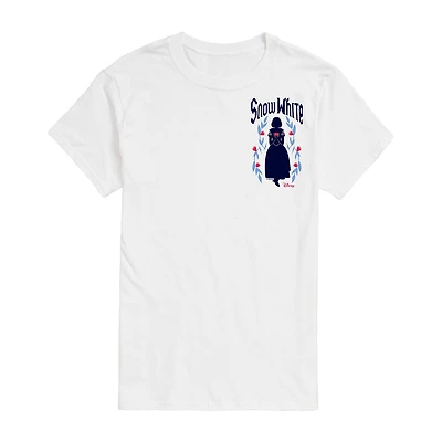 Mens Short Sleeve Snow White Graphic T-Shirt