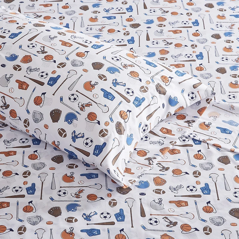 INK+IVY Kids Boy Sports Sheet Set