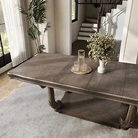 Furniture of America™ Seven Oaks Rectangular Wood-Top Dining Table