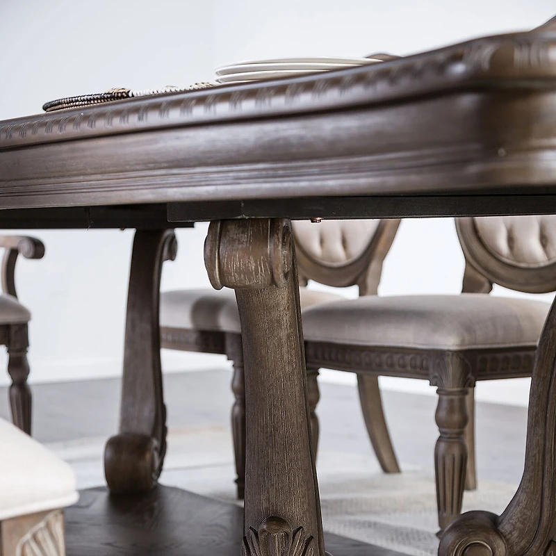 Furniture of America™ Seven Oaks Rectangular Wood-Top Dining Table