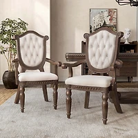 Furniture of America™ 2-pc. Upholstered Tufted Dining Chair