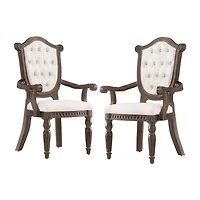 Furniture of America™ 2-pc. Upholstered Tufted Dining Chair