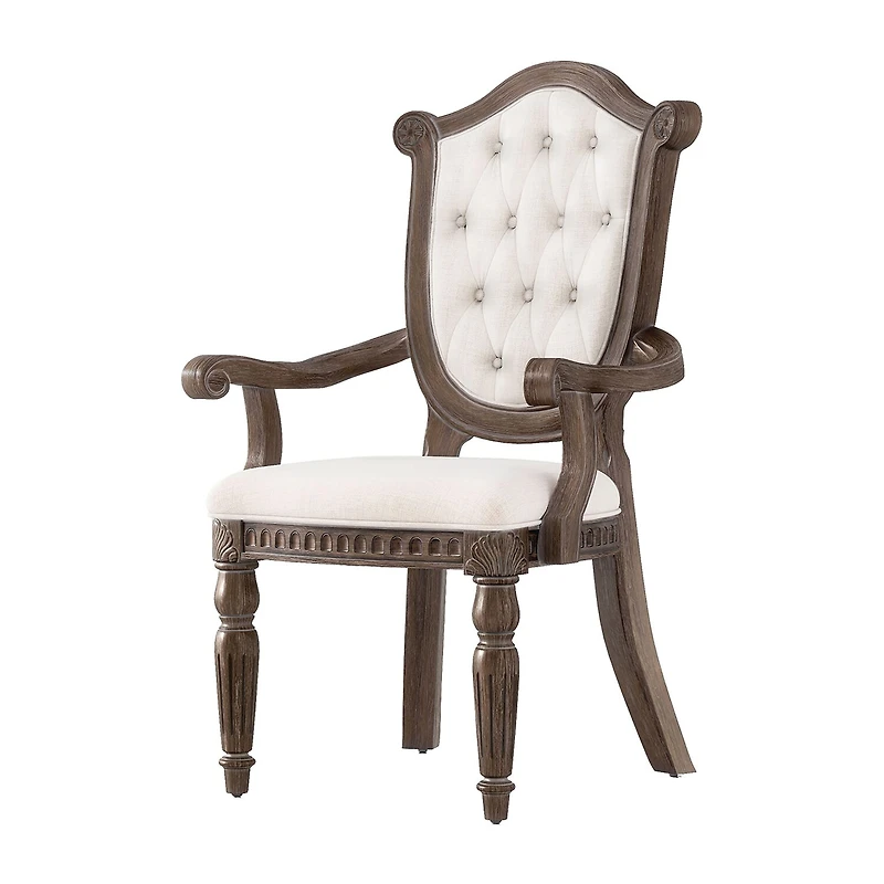 Furniture of America™ 2-pc. Upholstered Tufted Dining Chair