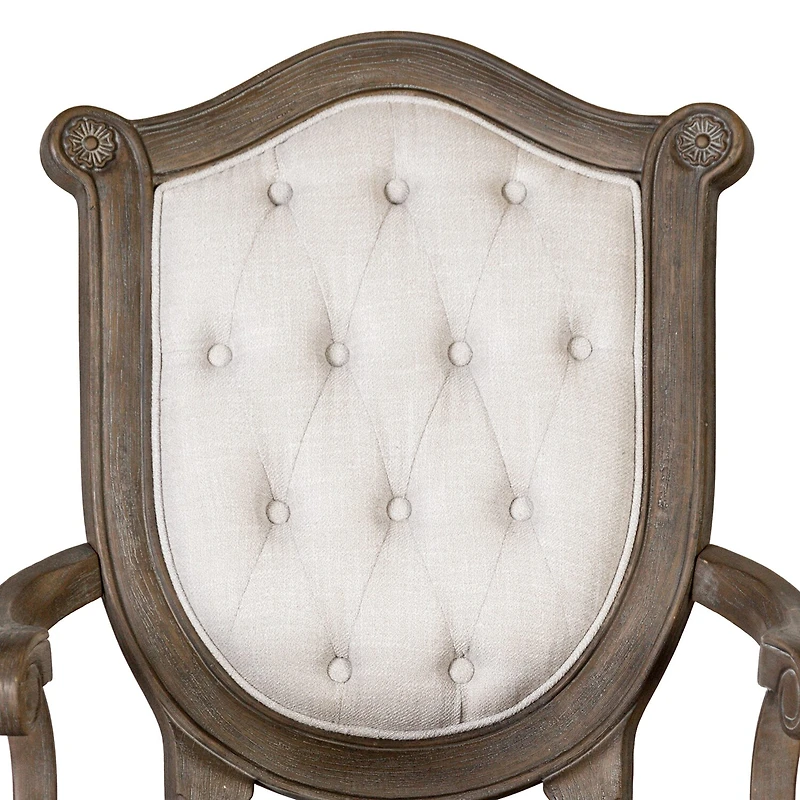 Furniture of America™ 2-pc. Upholstered Tufted Dining Chair
