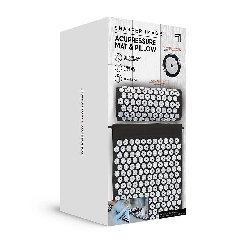 Sharper Image® Acupressure Mat & Pillow Set