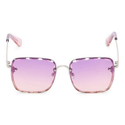 BCBGeneration Beveled Womens UV PROTECTION Square Sunglasses