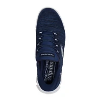 Skechers Hands Free Slip-Ins Glide-Step Zefyr Mens Slip-On Walking Shoes Wide Width