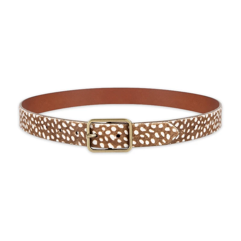 Levi's® Rectangle Centerbar Buckle Casual Belt, Genuine Leather Womens Belt