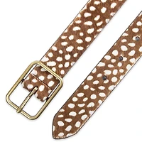 Levi's® Rectangle Centerbar Buckle Casual Belt, Genuine Leather Womens Belt