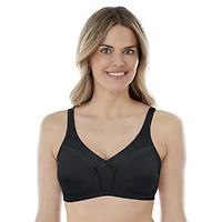 Bestform Comfortable Wireless Cotton Bra with Unlined Seamed Cups-5006825