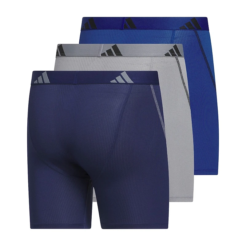 adidas Mens 3 Pack Boxer Briefs