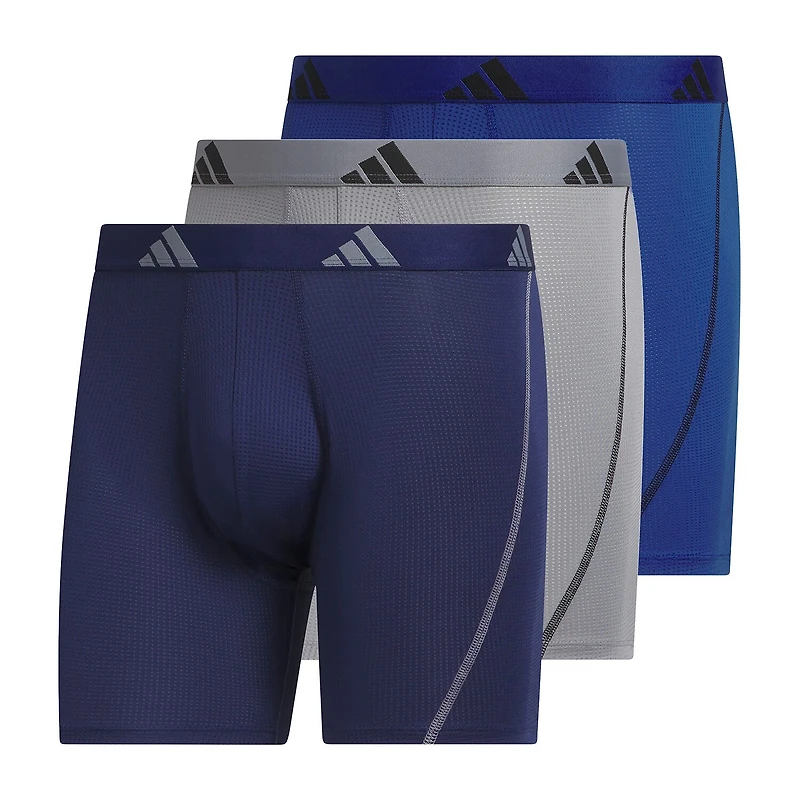 adidas Mens 3 Pack Boxer Briefs