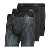 adidas Mens 3 Pack Boxer Briefs