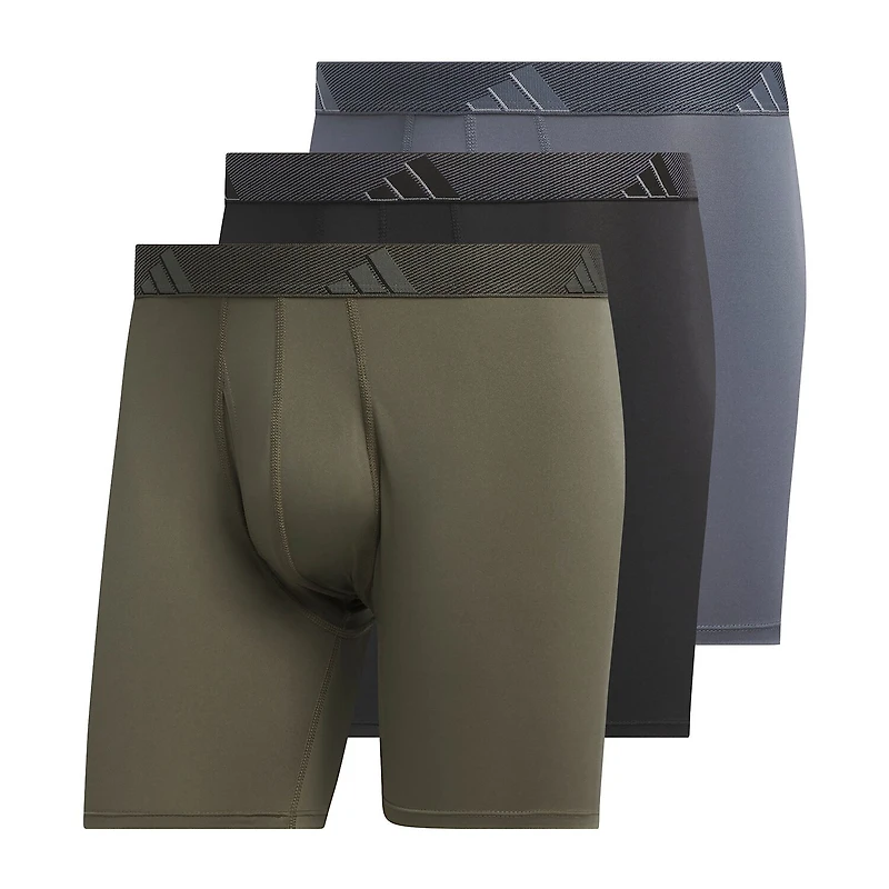 adidas Mens 3 Pack Boxer Briefs 5158590
