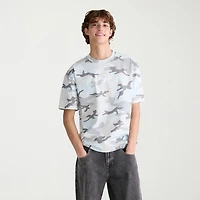 AEROPOSTALE Mens Crew Neck Short Sleeve Boxy Fit Graphic T-Shirt
