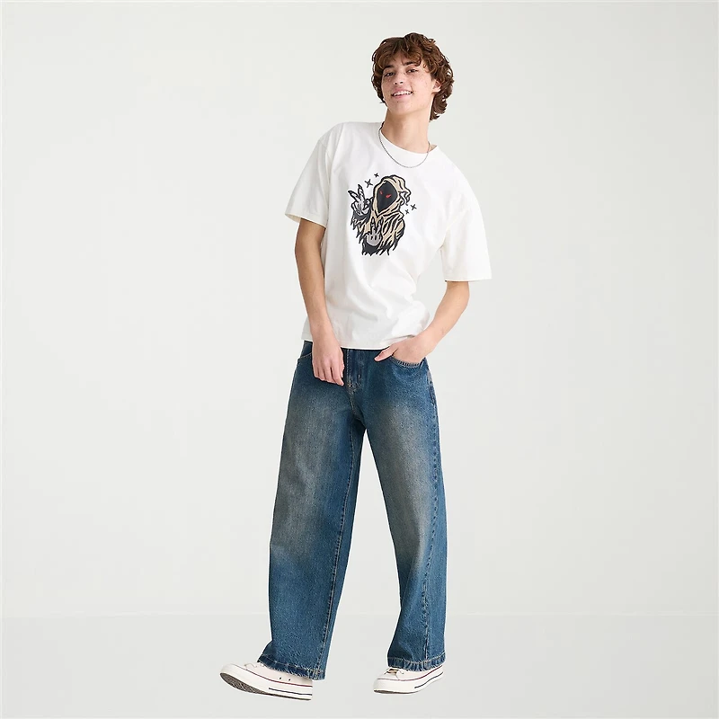AEROPOSTALE Mens Crew Neck Short Sleeve Classic Fit Graphic T-Shirt
