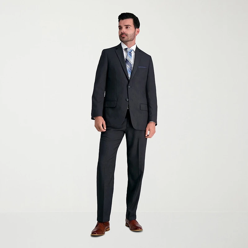Haggar Smart Wash Premium Mens Stretch Fabric Classic Fit Suit Jacket